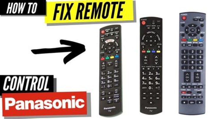 Which is the menu button on my Panasonic remote?
