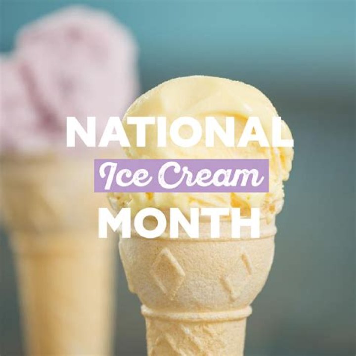 Which President declared July National Ice Cream Month?