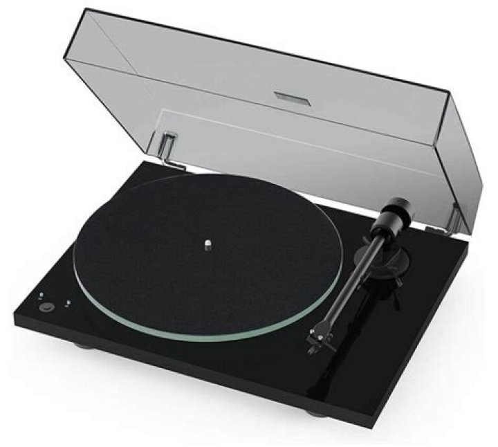 Which project turntables have a built-in preamp?