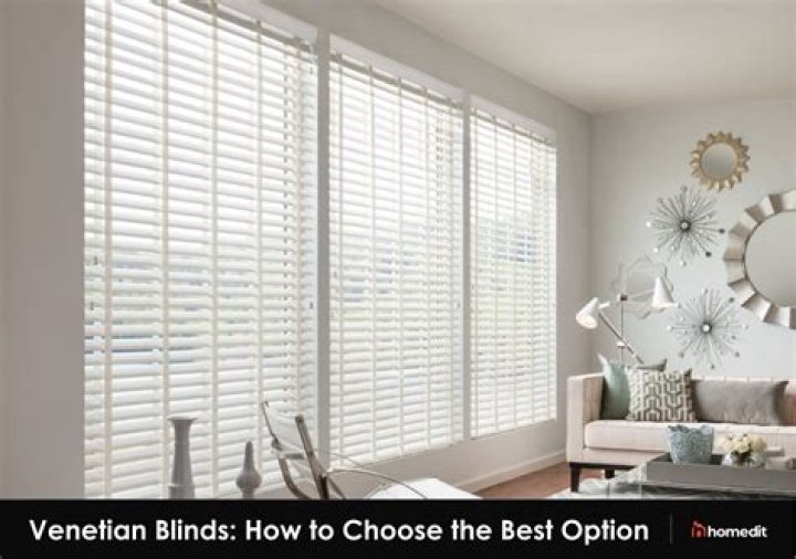 Which way should venetian blinds tilt?