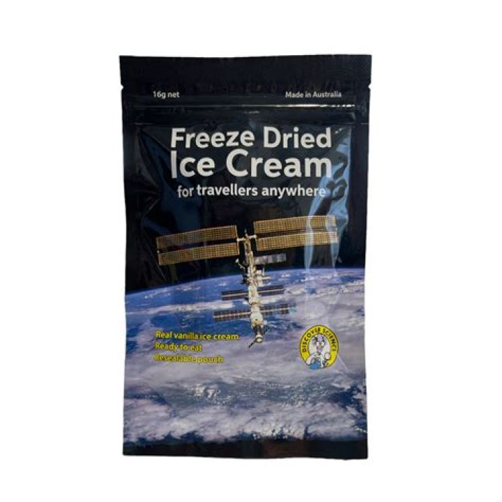 Who created freeze dried ice cream for NASA?