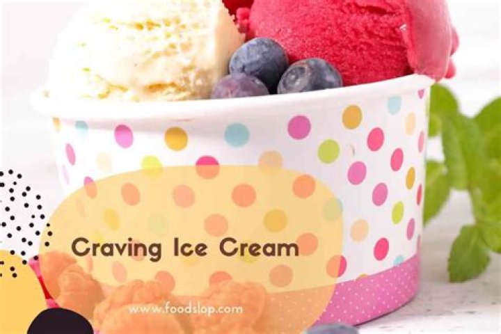 Why am I craving ice cream so much?