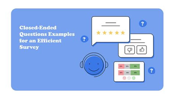 Why are closed ended questions used in surveys?