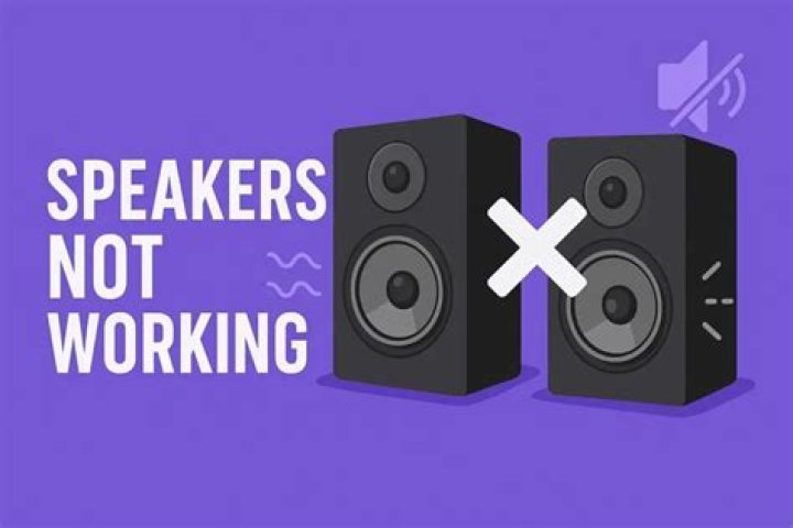 Why are my radio speakers not working?