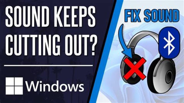 Why does audio keep cutting out on YouTube?