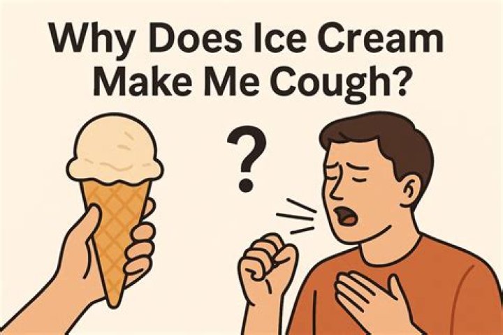 Why does ice cream make me feel ill?