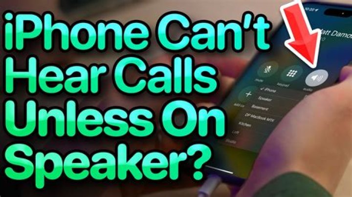 Why does iPhone sound only come out of one speaker?