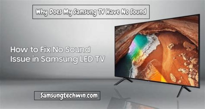 Why does my AT TV have no sound?