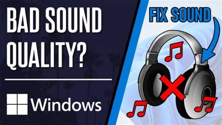 Why does my audio suddenly sound weird?