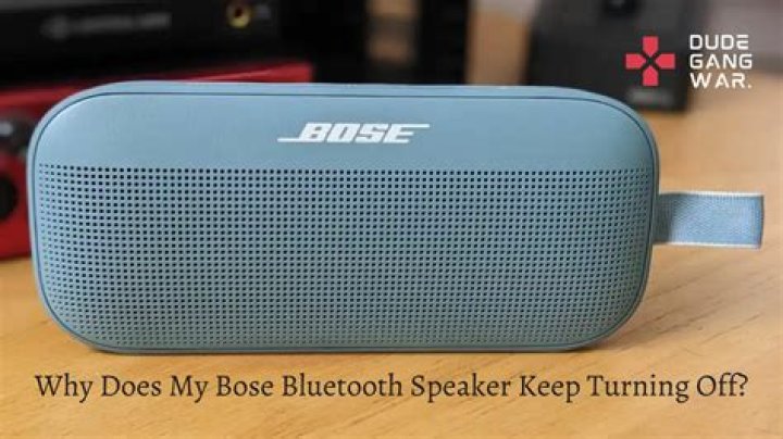 Why does my Bluetooth speaker randomly turn on?