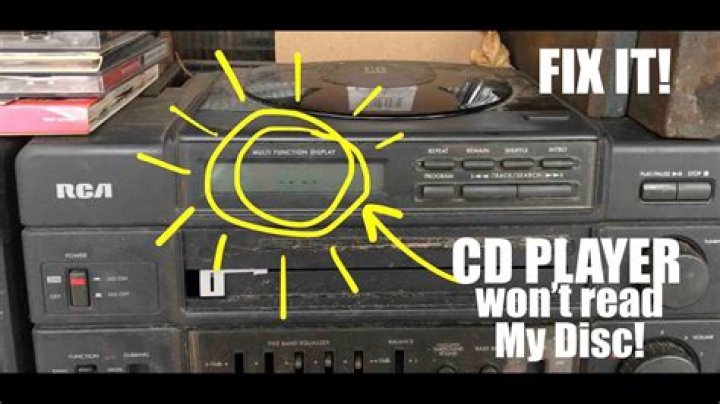 Why does my CD player say CD error?