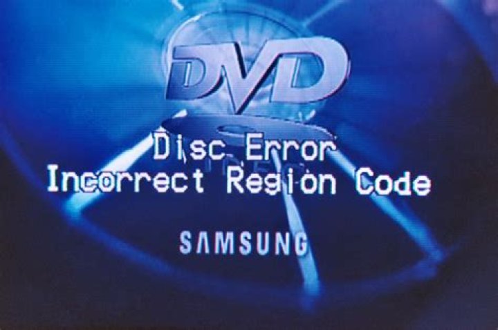 Why does my DVD say incorrect region?