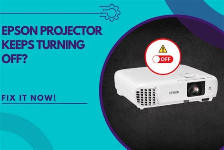 Why does my Epson projector keep turning off?