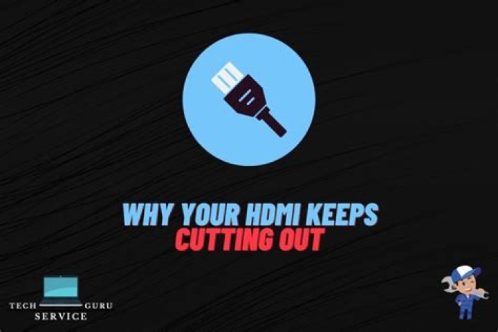 Why does my HDMI keep cutting out audio?