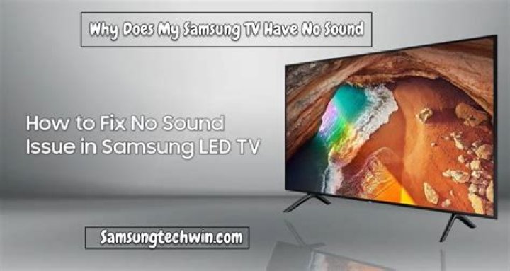 Why does my new TV have no Sound?