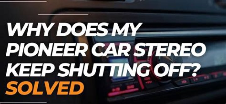 Why does my pioneer receiver keep shutting off?