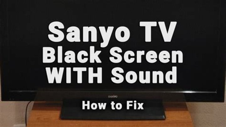 Why does my Sanyo TV not have sound?