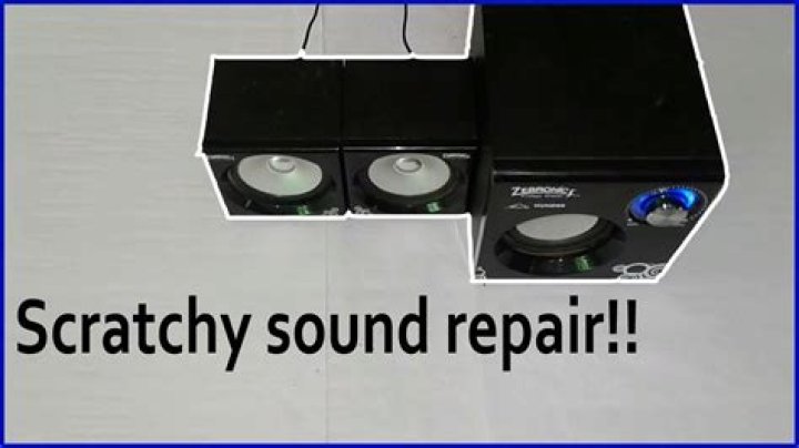 Why does my stereo sound scratchy?