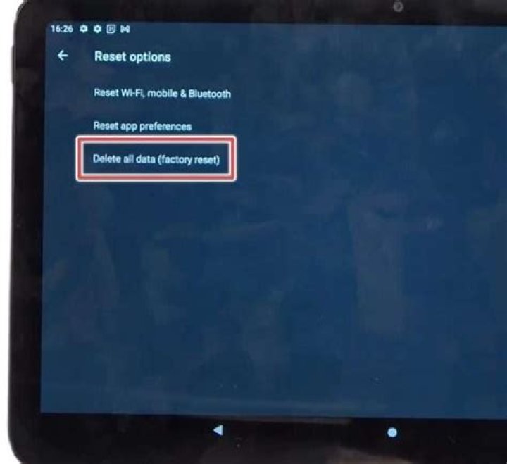 Why does my tablet say no network connection?