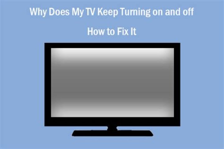 Why does my TV keep turning itself off?