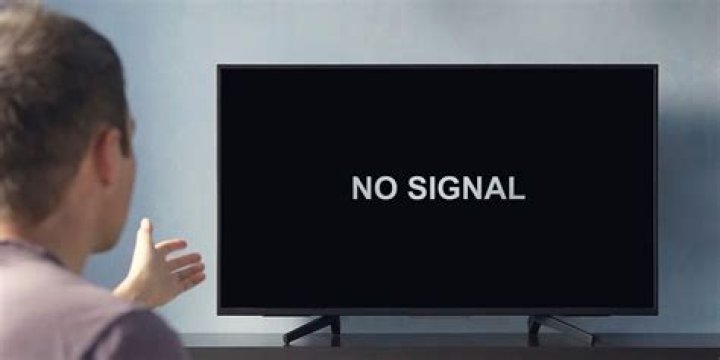Why does my TV say there is no signal?