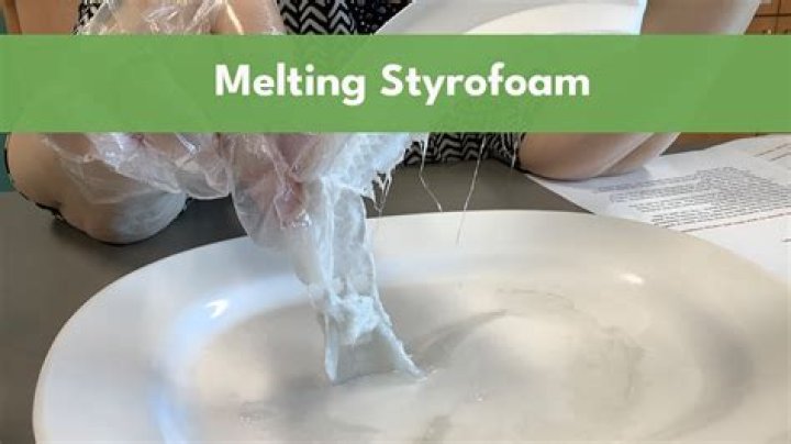 Why does styrofoam melt in gasoline?