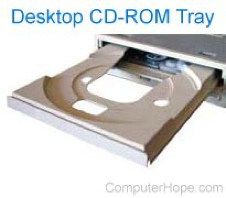 Why does the CD drive tray not open?