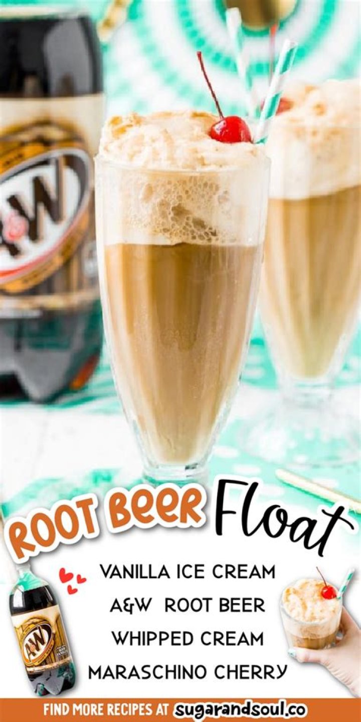 Why does the ice cream in a root beer float float?