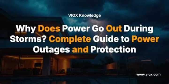 Why does the power go off and on during a storm?