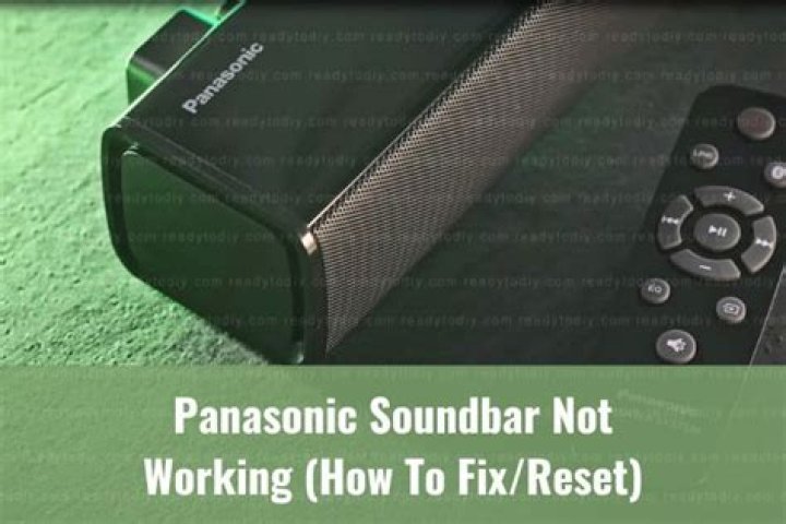 Why has my Panasonic Soundbar stopped working?