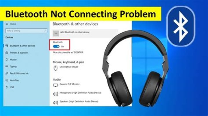 Why is Bluetooth not connecting to audio?
