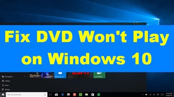 Why is DVD not playing on TV?