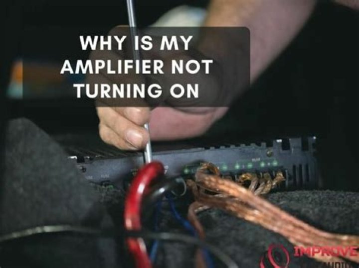 Why is my amp not powering on?