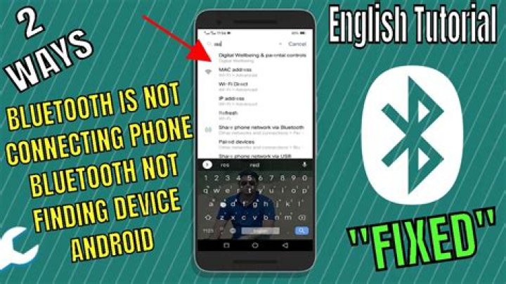 Why is my Bluetooth saying no devices found?