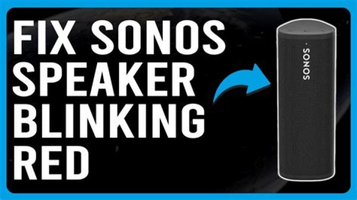 Why is my Bluetooth speaker blinking red?