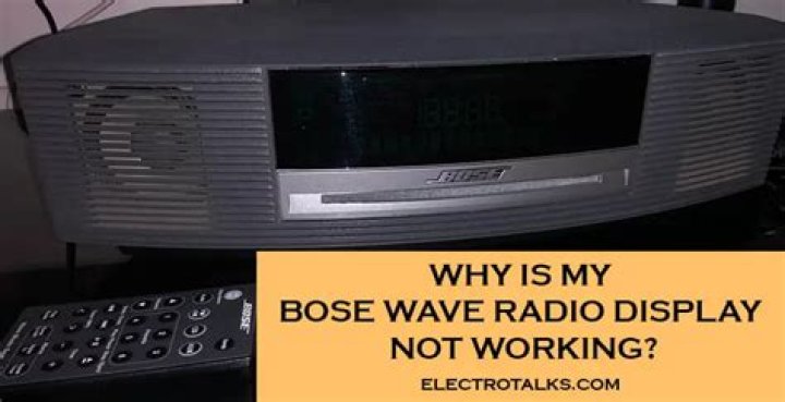 Why is my Bose Wave Radio going dark?
