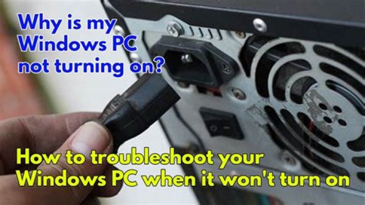 Why is my computer not turning back on?