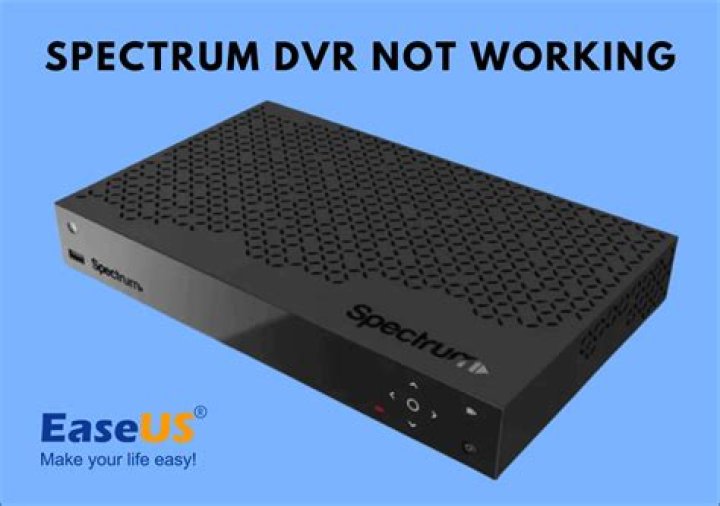 Why is my DVR not working Spectrum?