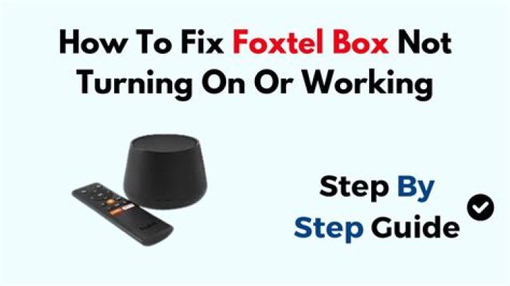 Why is my Foxtel remote control not working?