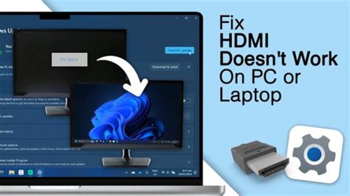 Why is my HDMI not working all of a sudden?