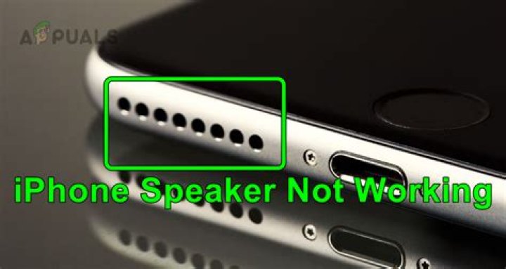 Why is my Iphone speaker not working?
