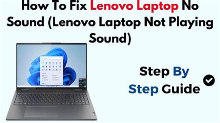 Why is my laptop not playing sound on videos?