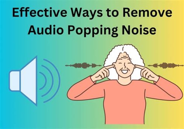 Why is my left speaker making a popping noise?