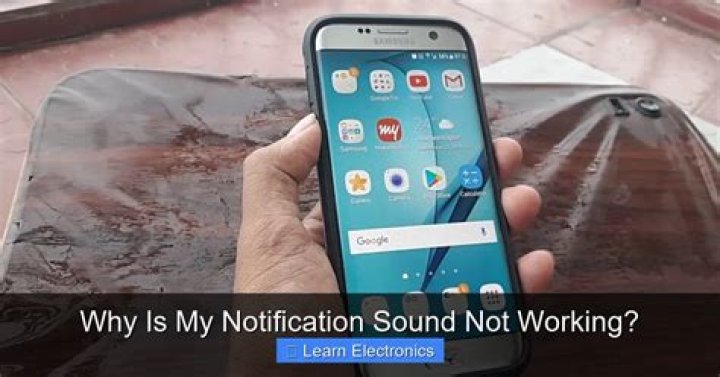 Why is my notification sound not working?