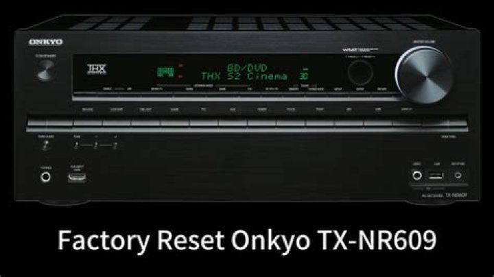 Why is my Onkyo tx-nr609 suddenly no sound?