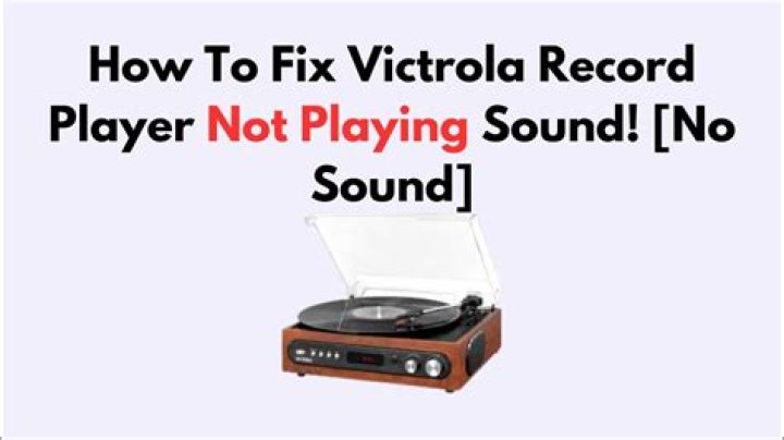 Why is my record player not playing through the speakers?