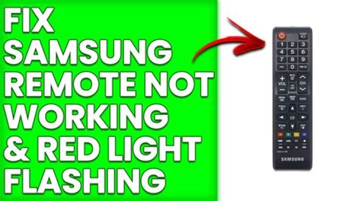 Why is my Remote not working and red light flashing?