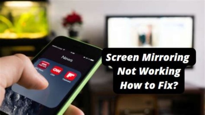 Why is my screen mirroring not working on my LG TV?