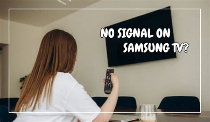 Why is my smart TV showing no signal?