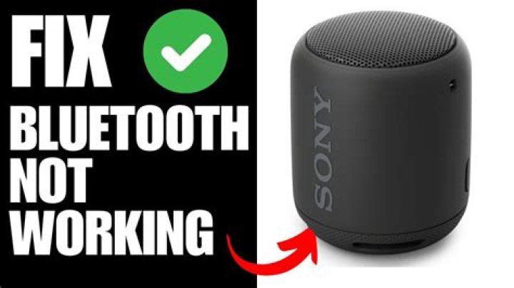 Why is my Sony speaker not showing up on Bluetooth?